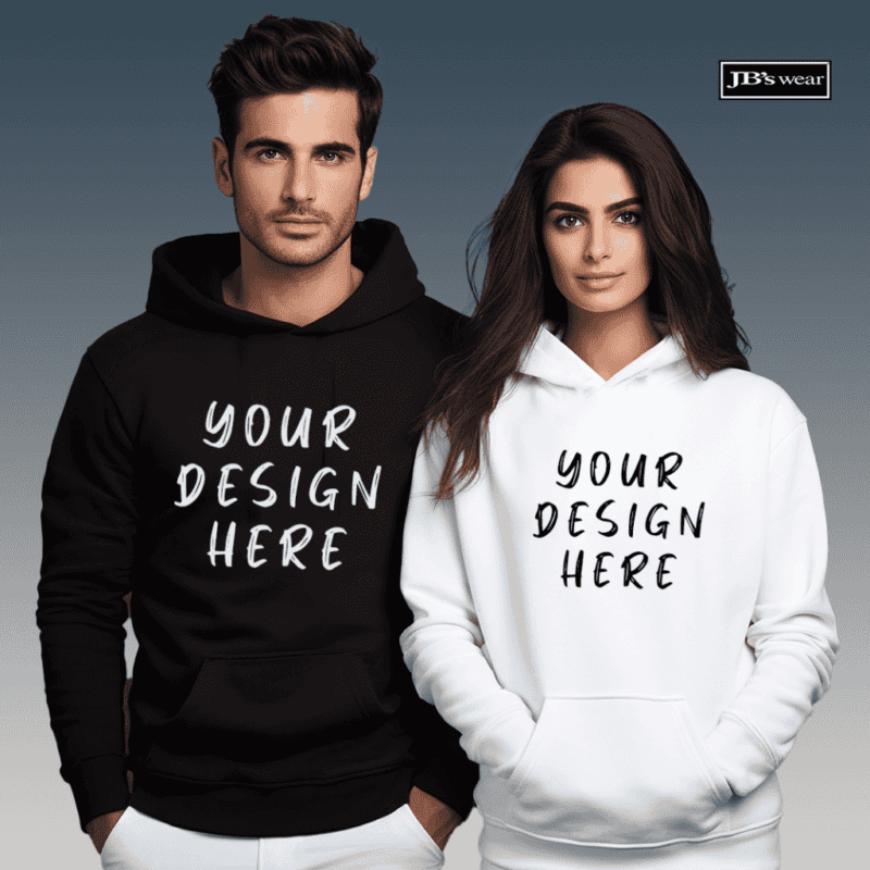 Custom printed hoodies