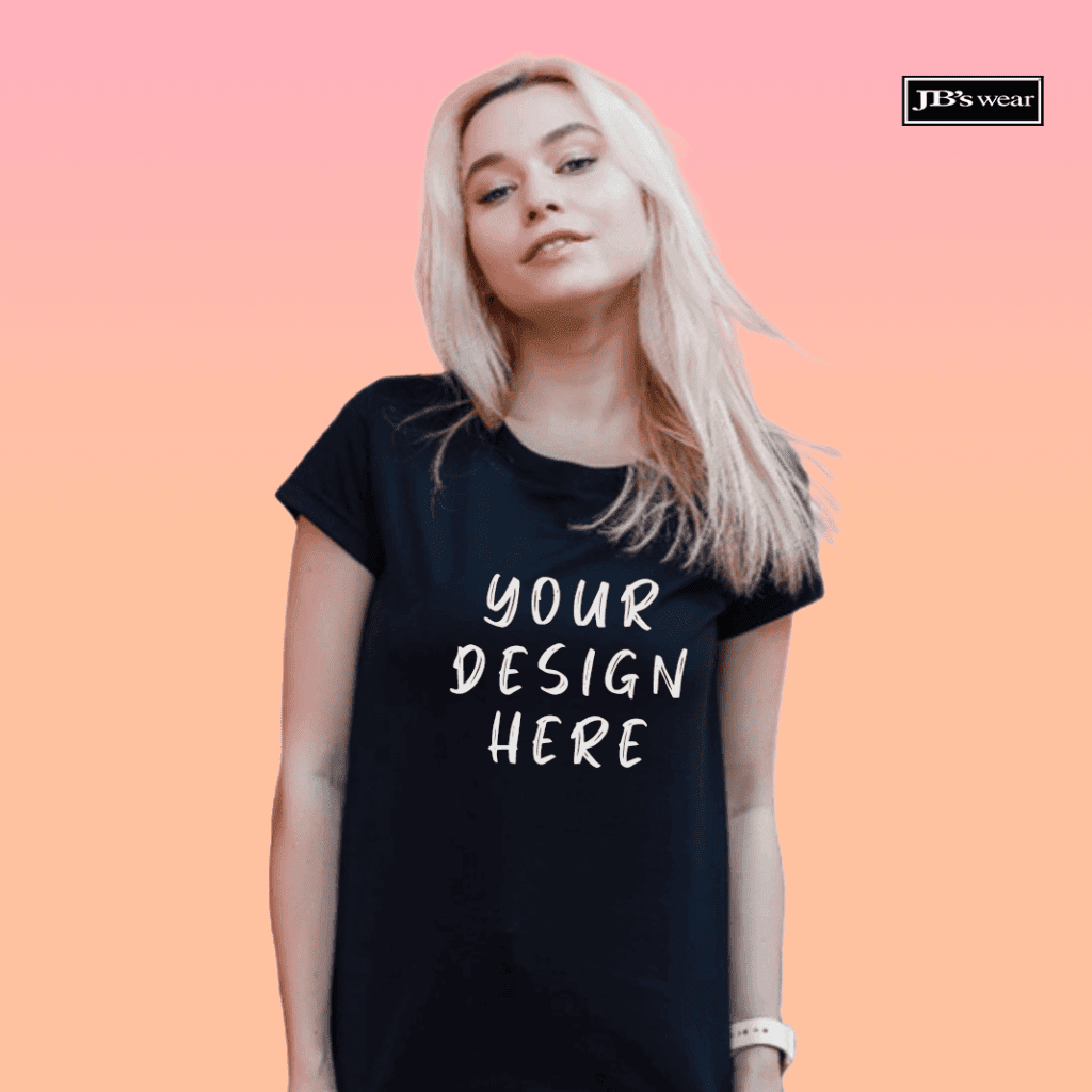 Printed ladies slim t shirts T-Shirt Printing Adelaide | Custom Printed T-Shirts Adelaide